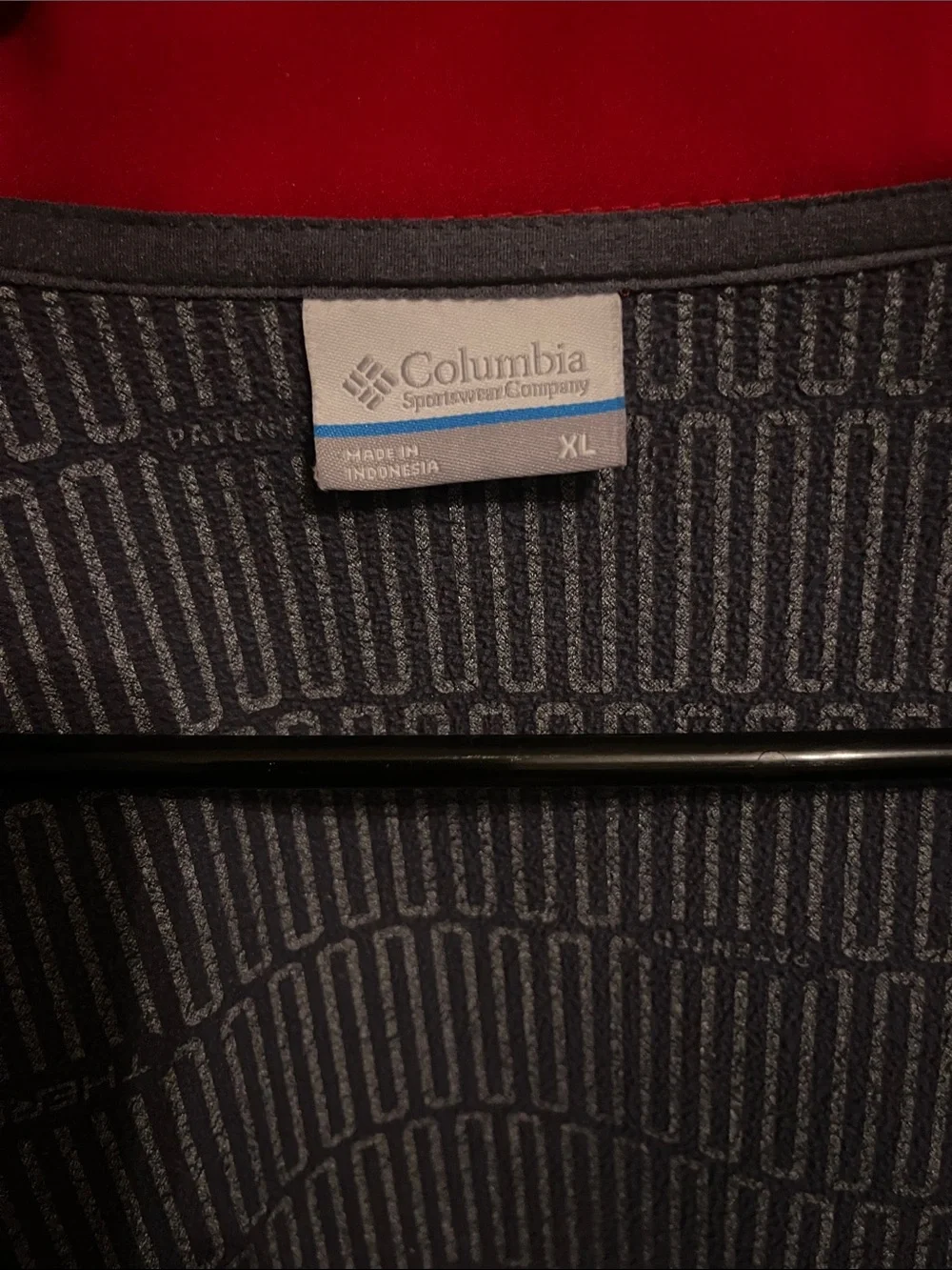 Columbia Men's Bright Red Full-Zip Fleece Jacket - Picture 7 of 7